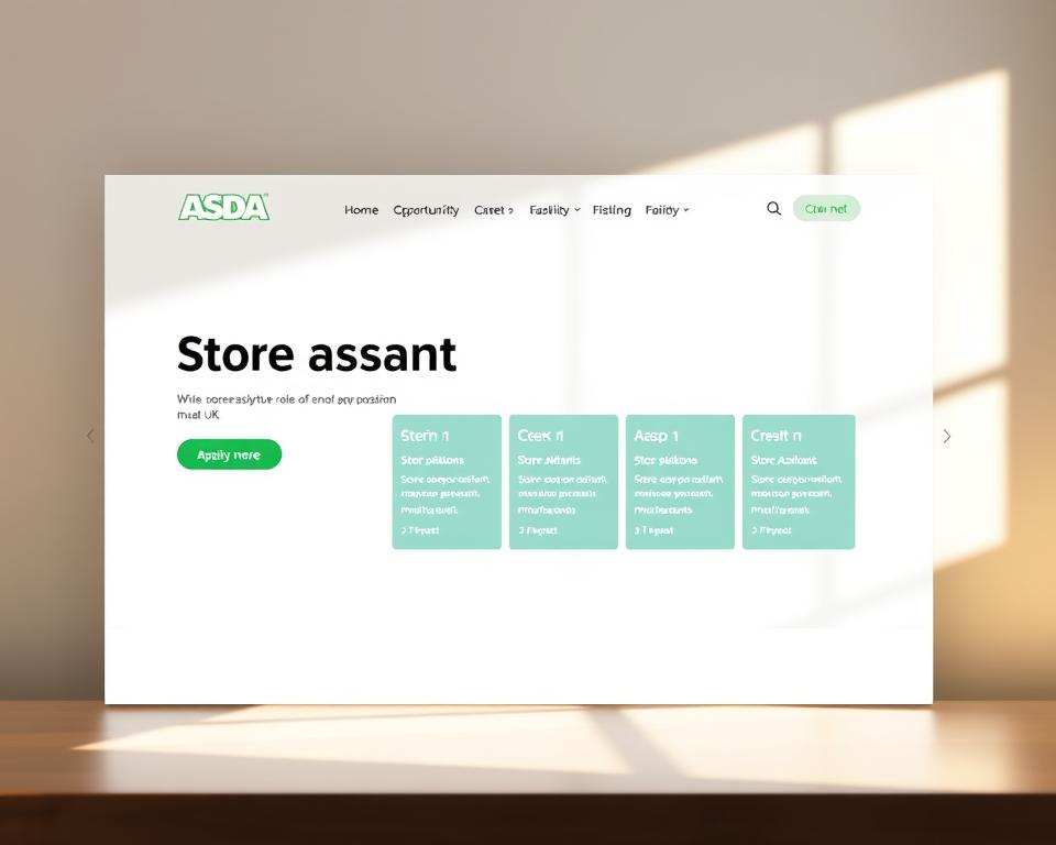 ASDA career website