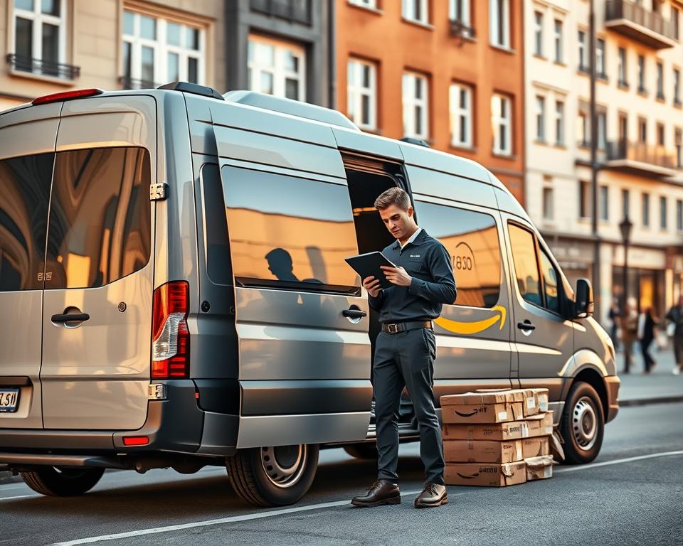 Amazon Lieferfahrer Routenplanung
