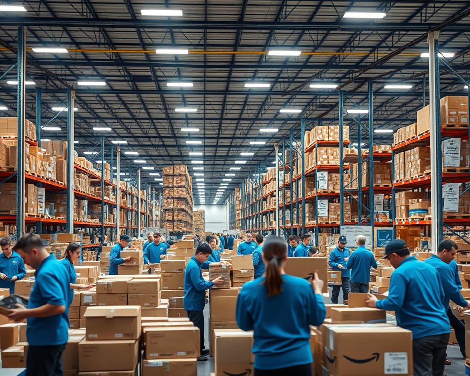 Arbeiten bei Amazon als Lagerarbeiter in Deutschland