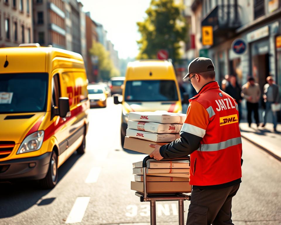 Arbeiten bei DHL als Fahrer in Deutschland