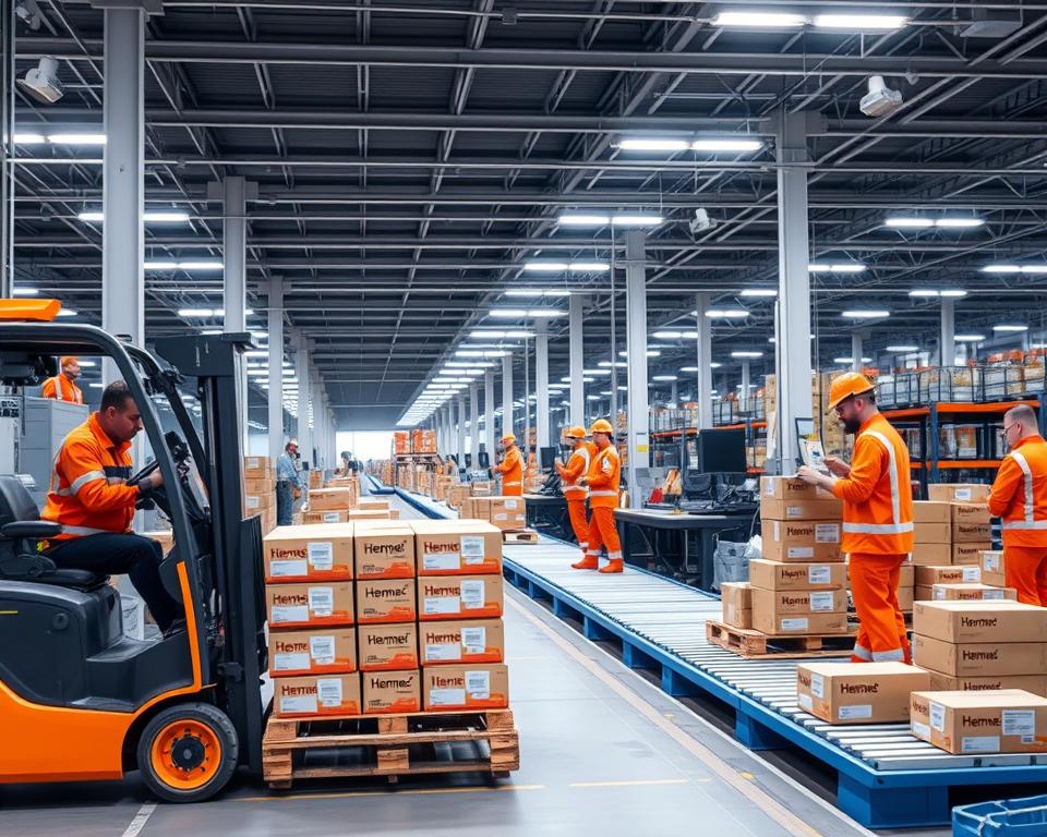 Arbeiten bei Hermes als Paketsortierer in Deutschland