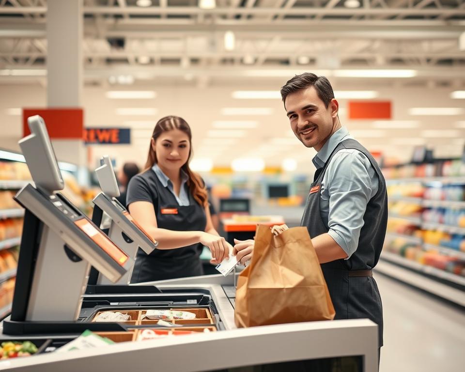 Arbeiten bei REWE als Kassierer in Deutschland