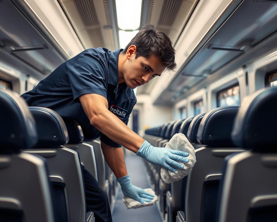 Lavorare da Trenitalia come addetto alle pulizie dei treni