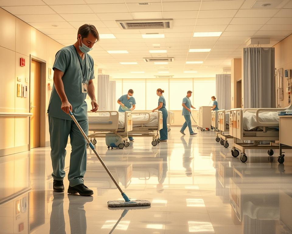 NHS cleaning duties