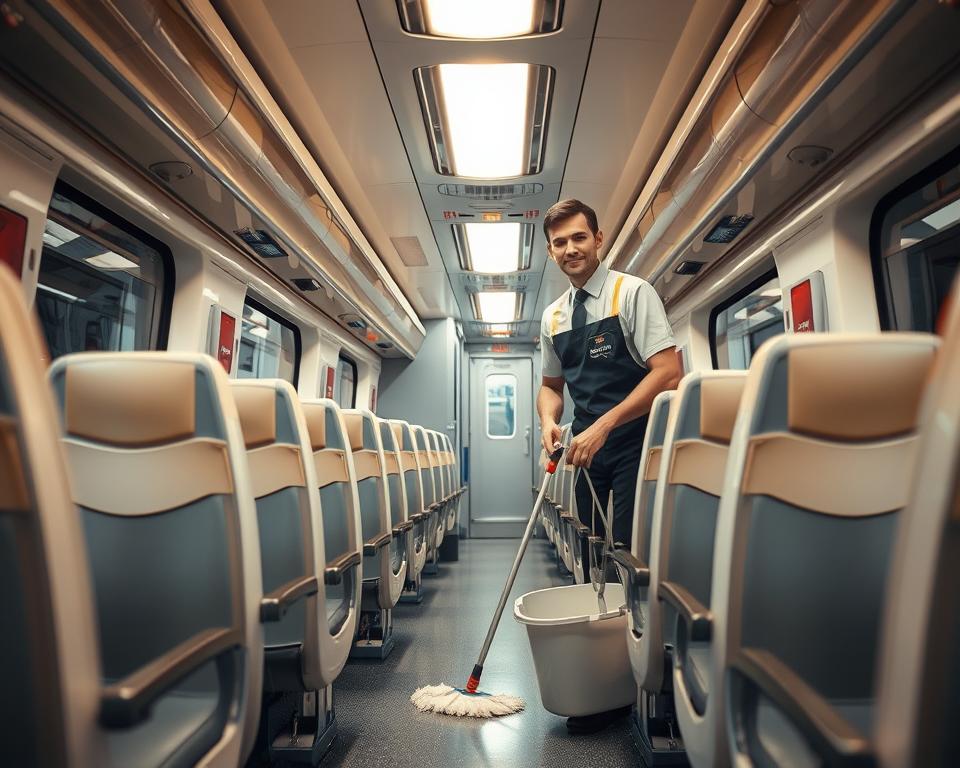 Trabajar en Renfe como limpiador de trenes