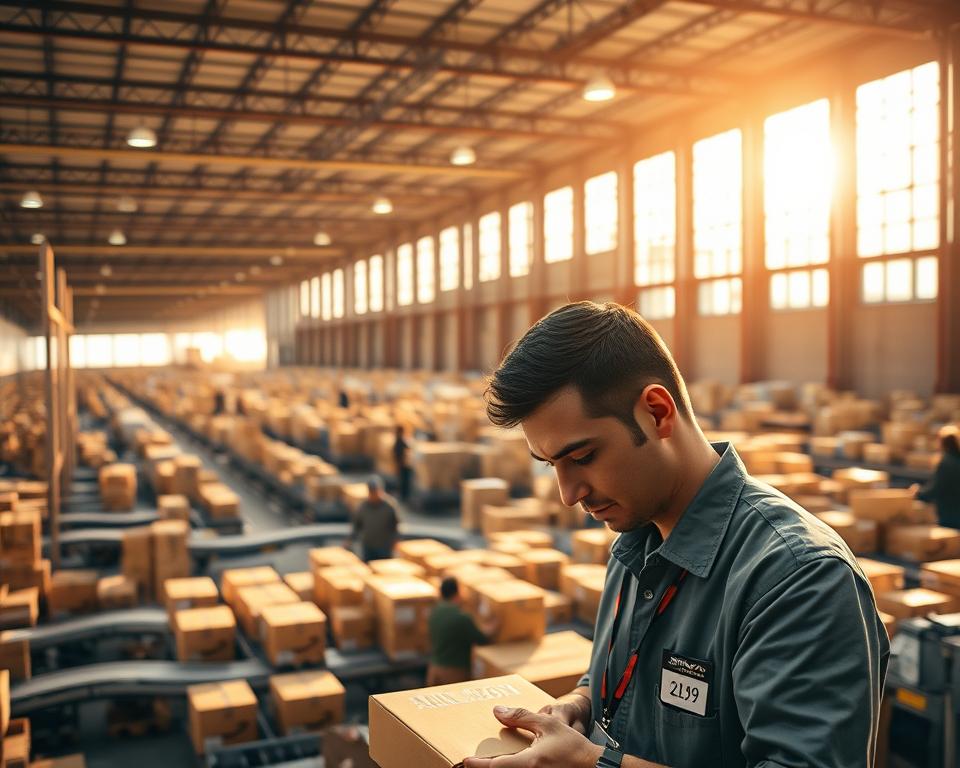 Travailler chez Amazon comme agent de tri