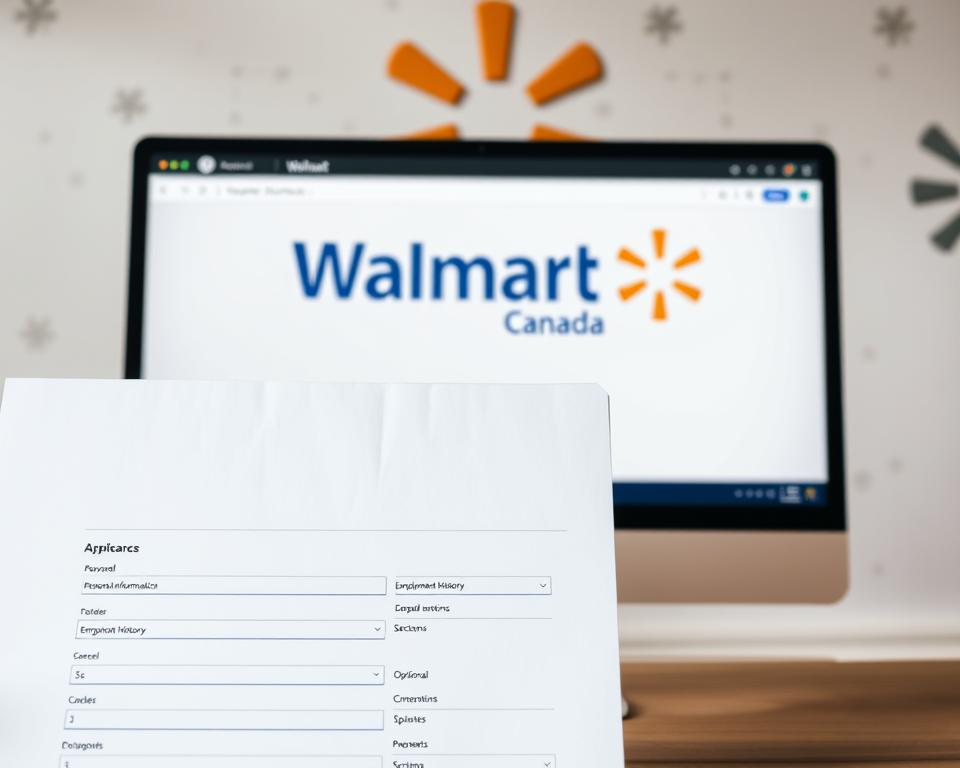 Walmart online application process