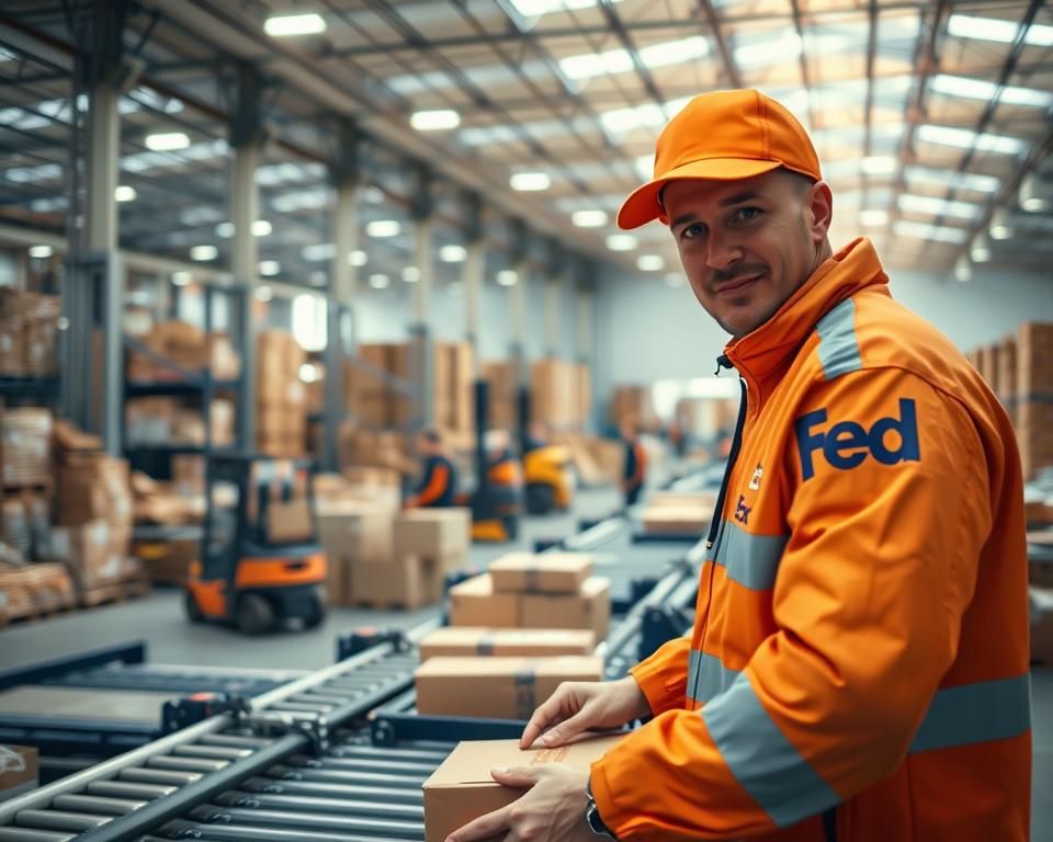 Work at FedEx as a Package Handler in the UK