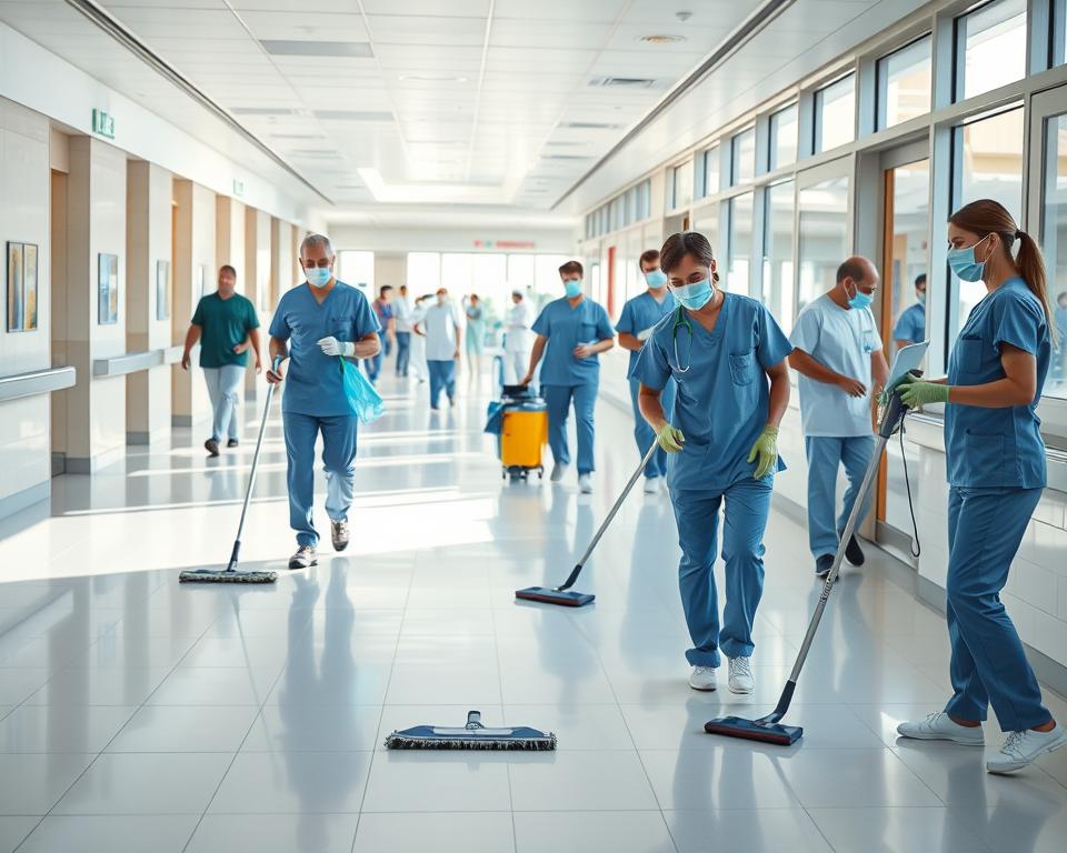 Work at NHS as a Cleaner in the UK