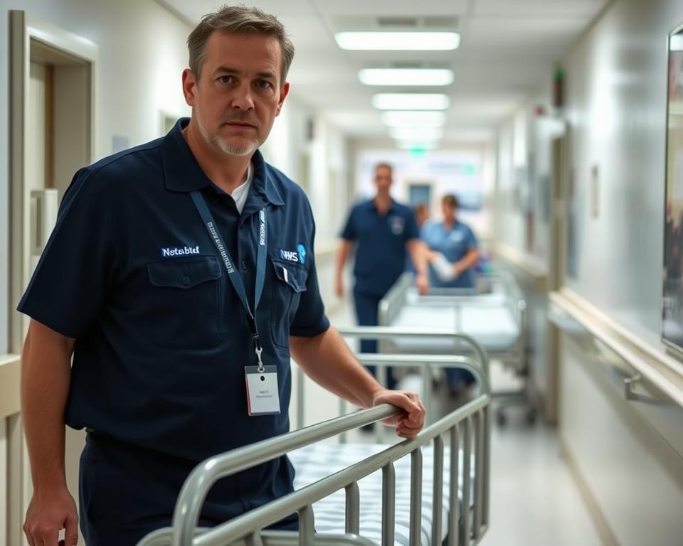 Work at NHS as a Porter in the UK