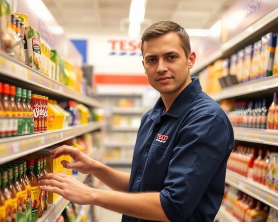 Work at Tesco as a Shelf Stacker in the UK