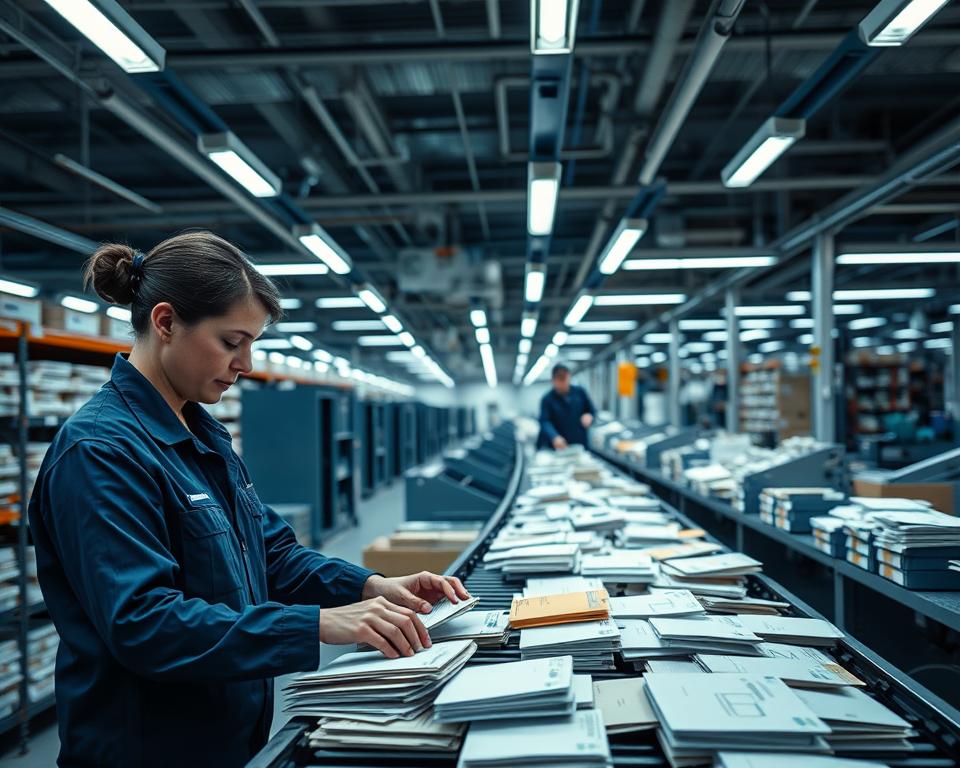 attività quotidiane addetto allo smistamento