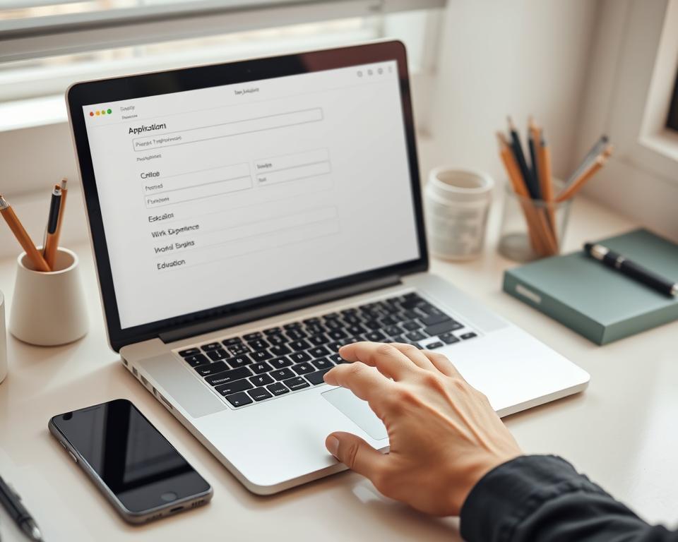 online job application